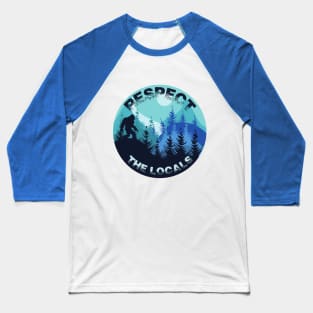 Respect the Locals Blue Baseball T-Shirt